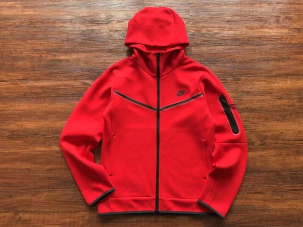 Jacket Nike Tech Fleece Red - Image 3