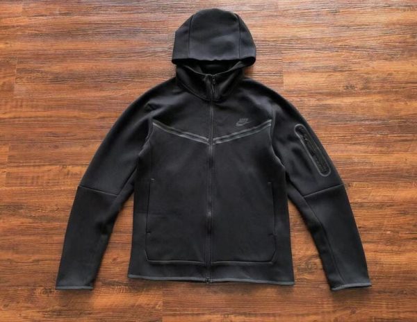 Jacket Nike Tech Fleece black - Image 2