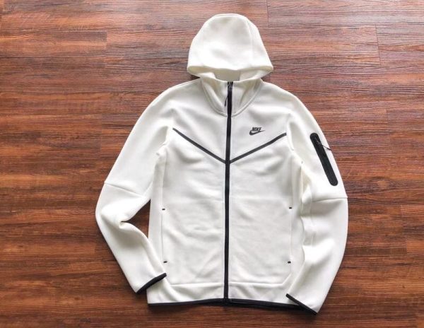 Jacket Nike Tech Fleece White - Image 2