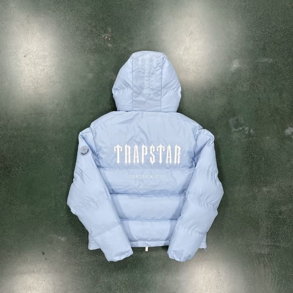 Jacket Puffer Trapstar Decoded 2.0 Ice Blue - Image 2