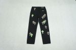 Jeans Chrome Hearts Green & Leopard Cross - Image 3