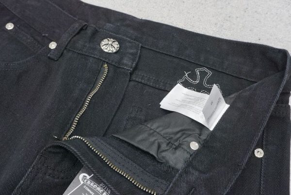 Jeans Chrome Hearts Green & Leopard Cross - Image 7