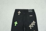 Jeans Chrome Hearts Green & Leopard Cross - Image 12