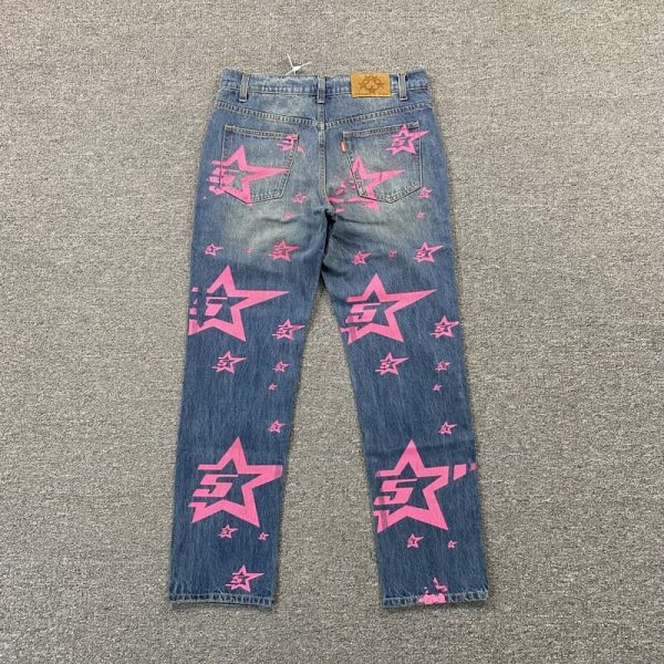 Jeans Sp5der Pink Stars - Image 3