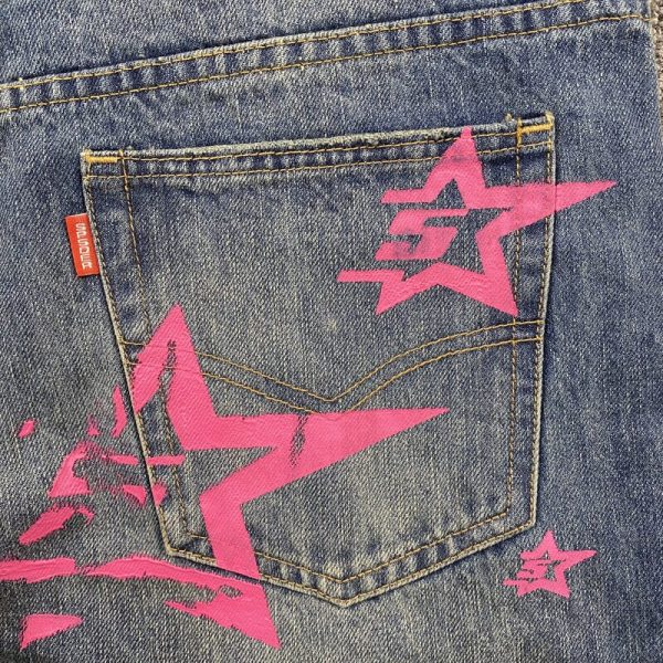 Jeans Sp5der Pink Stars - Image 6