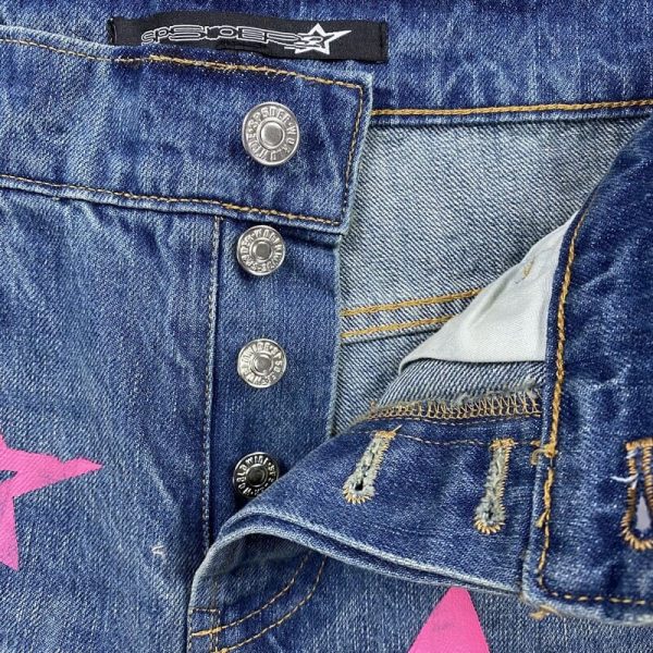 Jeans Sp5der Pink Stars - Image 10