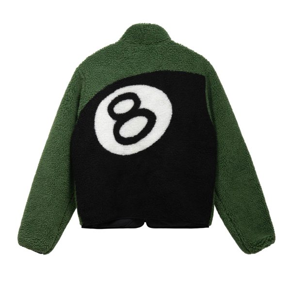 Jacket Stussy 8 Ball Sherpa Reversible - Image 2