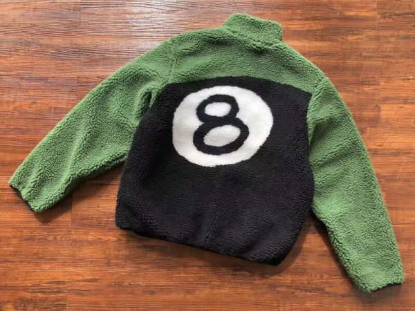 Jacket Stussy 8 Ball Sherpa Reversible - Image 8