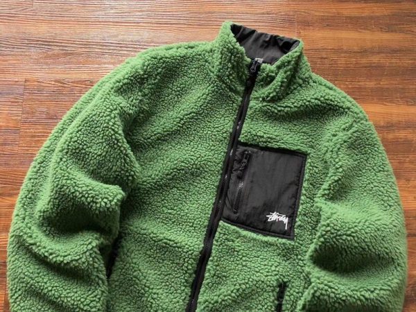 Jacket Stussy 8 Ball Sherpa Reversible - Image 12