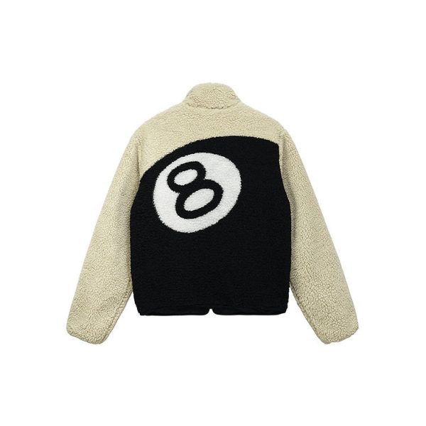 Jacket Stussy 8 Ball Sherpa Reversible - Image 2
