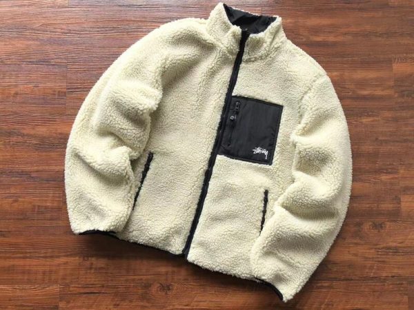 Jacket Stussy 8 Ball Sherpa Reversible - Image 3