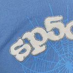 Hoodie Sp5der Web Sky Blue - Image 5