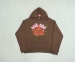 Hoodie Sp5der Angel Number Brown - Image 2