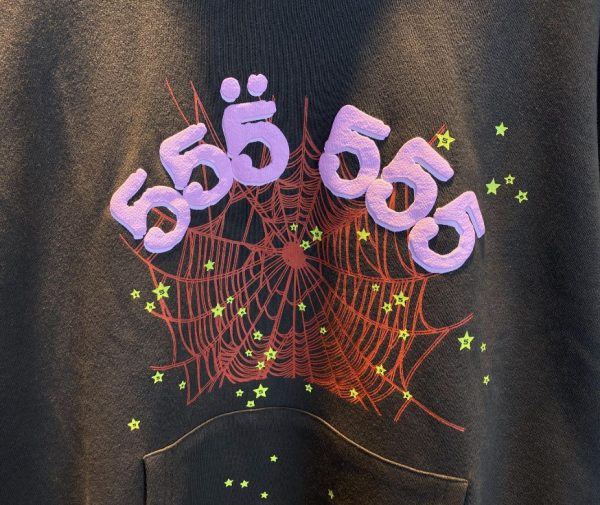 Hoodie Sp5der Angel Number Brown - Image 3