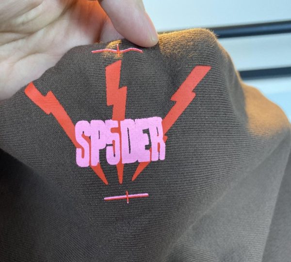 Hoodie Sp5der Angel Number Brown - Image 6