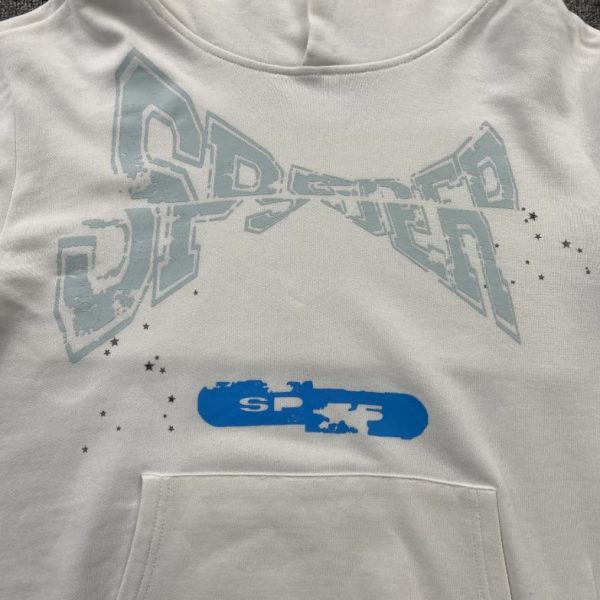 Hoodie Sp5der Adult Sweatshirt ‘Eggshell’ - Image 4