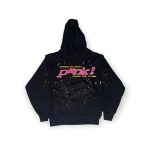 Hoodie Sp5der P*NK Black