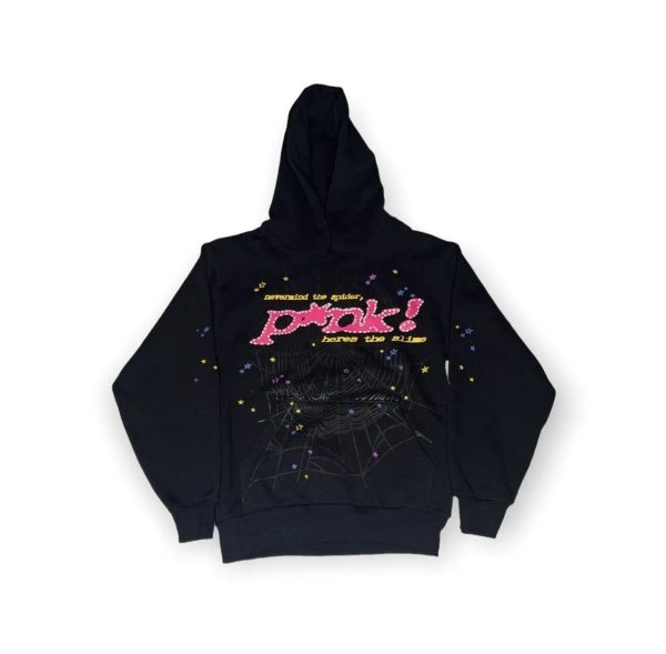 d69418_6941-1.jpg Hoodie Sp5der P*NK Black - Image 1