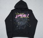 Hoodie Sp5der P*NK Black - Image 2
