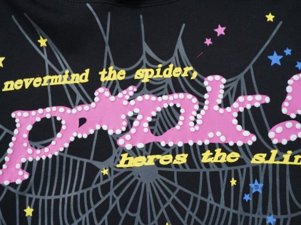 Hoodie Sp5der P*NK Black - Image 7