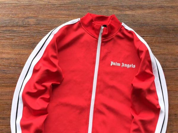 Set Palm Angels Logo Tracksuit Red - Image 3