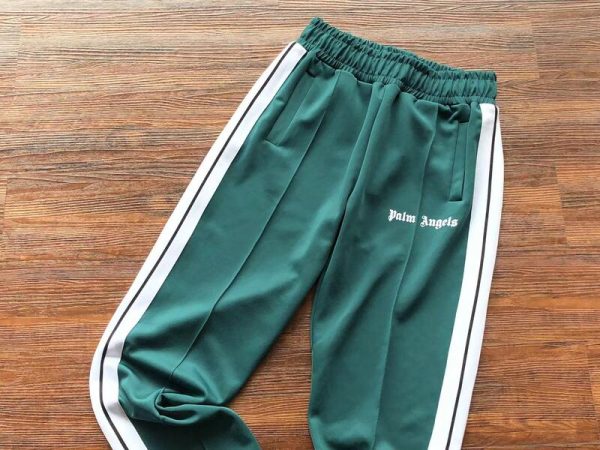 Set Palm Angels Logo Tracksuit Green - Image 5