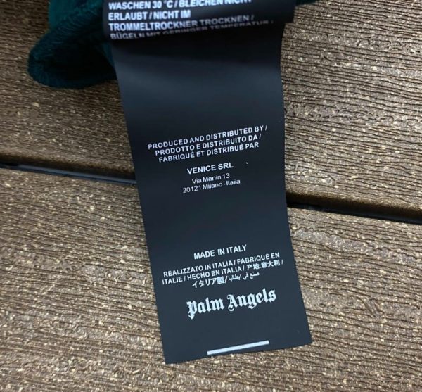 Set Palm Angels Logo Tracksuit Green - Image 6