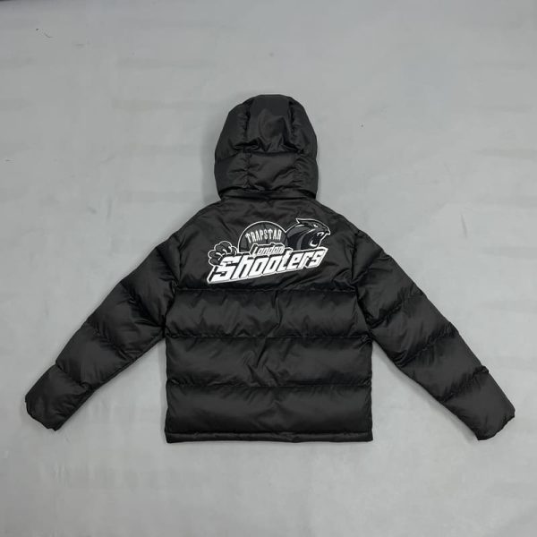 Trapstar Shooters Hooded Puffer Black/Reflective - Image 3