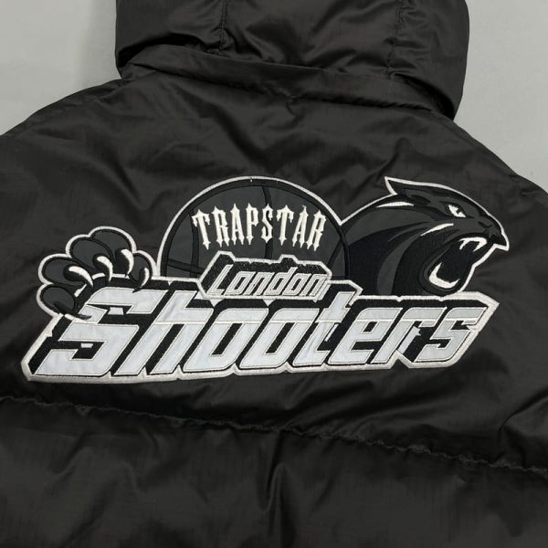 Trapstar Shooters Hooded Puffer Black/Reflective - Image 5