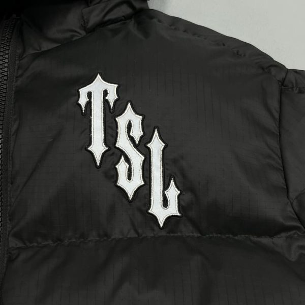 Trapstar Shooters Hooded Puffer Black/Reflective - Image 7