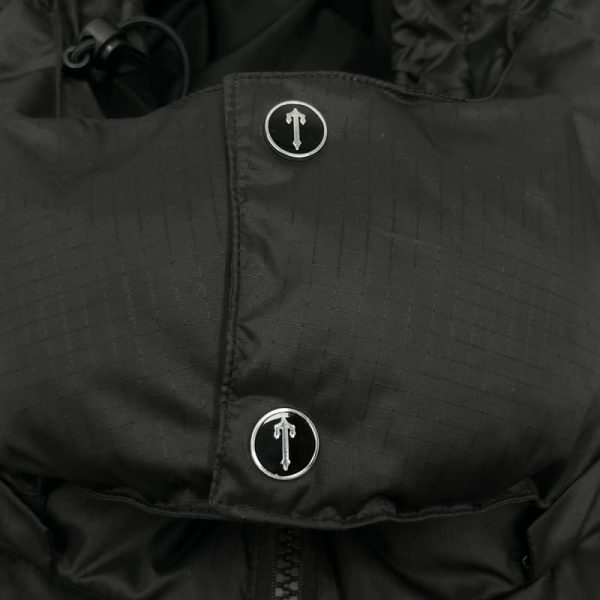 Trapstar Shooters Hooded Puffer Black/Reflective - Image 8