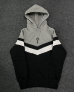 Set Trapstar V Stripe Hoodie Tracksuit Black - Image 3