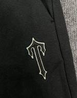 Set Trapstar V Stripe Hoodie Tracksuit Black - Image 7