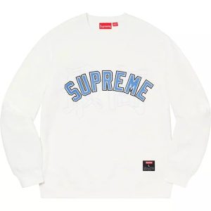 Sweatshirt Supreme Kanji Logo White