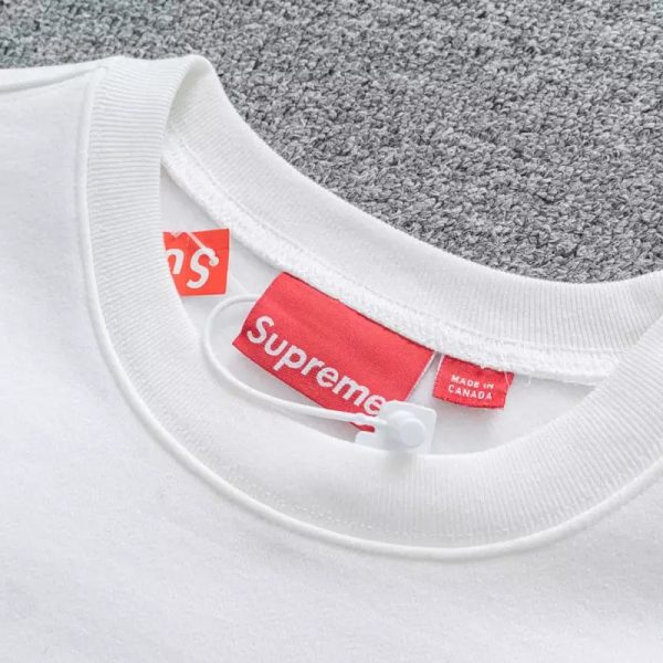 Sweatshirt Supreme Kanji Logo White - Image 6
