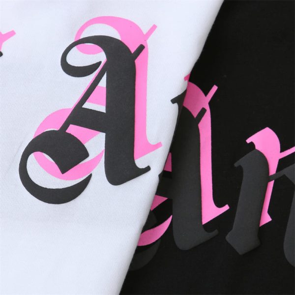 T-shirt Palm Angels Double Logo Oversized - Image 8