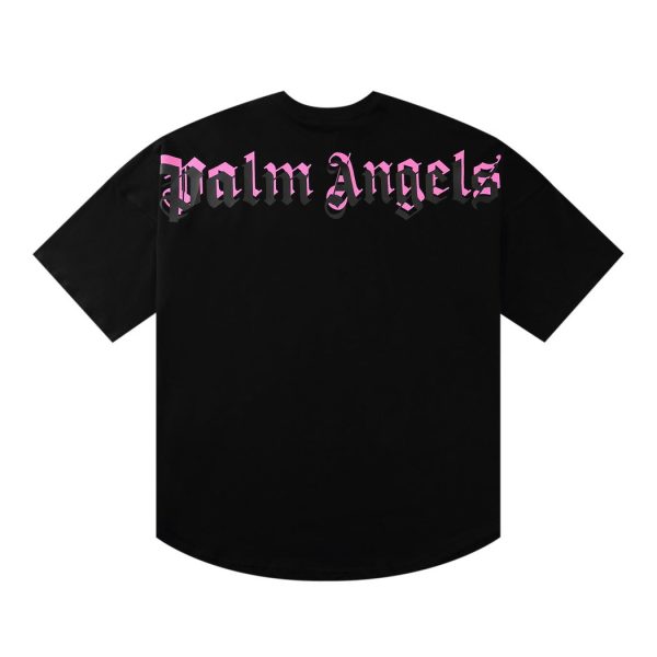 d69498_23569-1.jpg T-shirt Palm Angels Double Logo Oversized - Image 1
