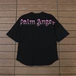 T-shirt Palm Angels Double Logo Oversized - Image 5