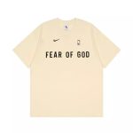T-shirt Fear Of God x Nike Warm Up Sail