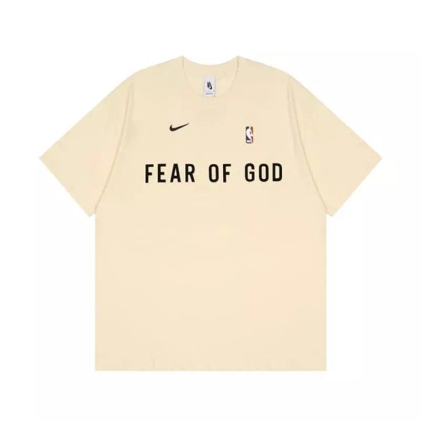 d69501_21597-1.jpg T-shirt Fear Of God x Nike Warm Up Sail - Image 1