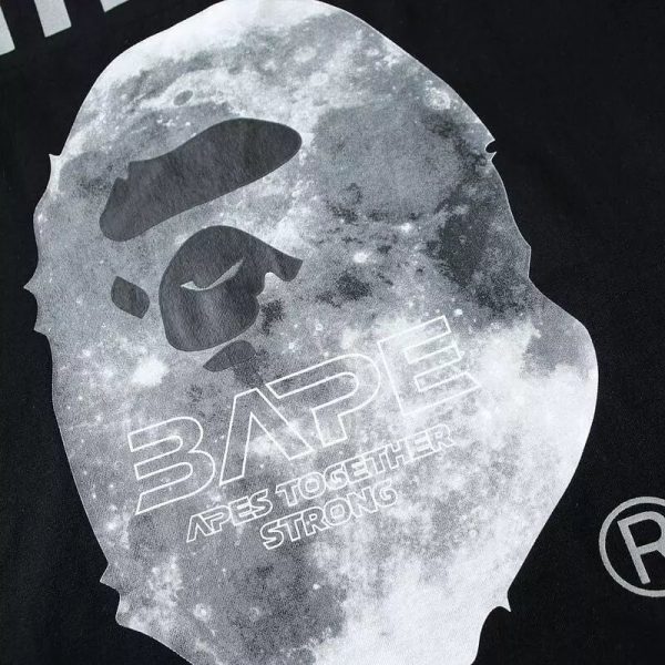 T-shirt BAPE Ape Head Moon - Image 5