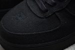 Stussy x Nike Air Force 1 Triple Black - Image 8
