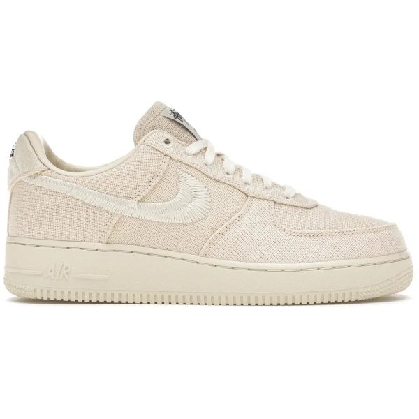 d69546_17056-1.jpg Stussy x Nike Air Force 1 Low Fossil Stone - Image 1