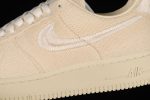 Stussy x Nike Air Force 1 Low Fossil Stone - Image 5