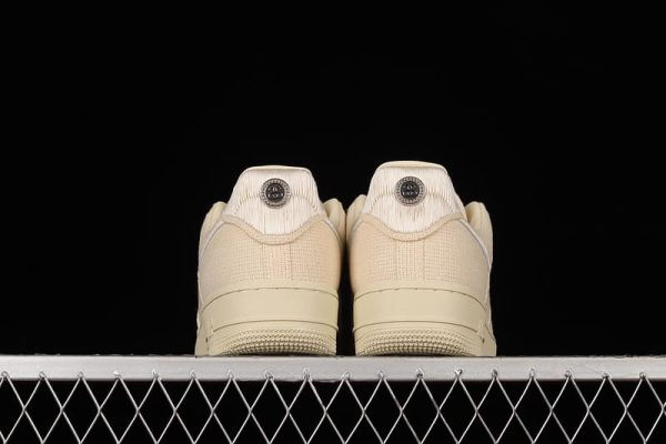 Stussy x Nike Air Force 1 Low Fossil Stone - Image 6