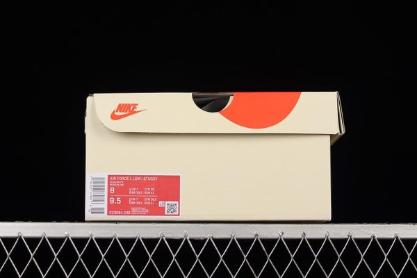 Stussy x Nike Air Force 1 Low Fossil Stone - Image 13