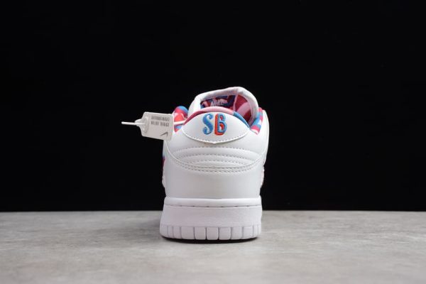 Nike SB Dunk Low Parra White - Image 4