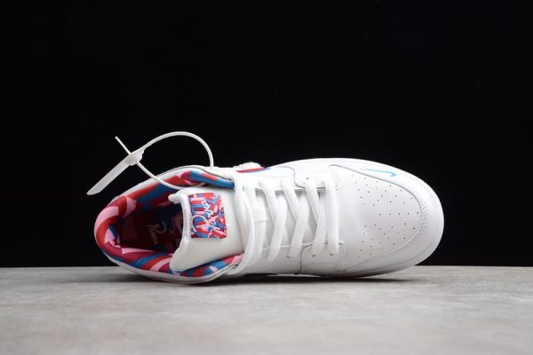 Nike SB Dunk Low Parra White - Image 7