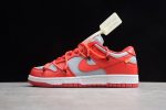 Nike Dunk Low Off-White University Red - Image 4