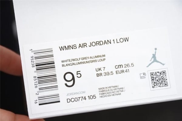 Jordan 1 Low Wolf Grey - Image 9